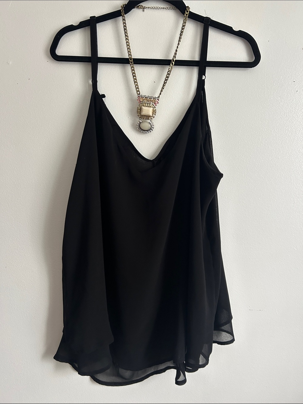 torrid Black V-Neck Spaghetti Strap Camisole